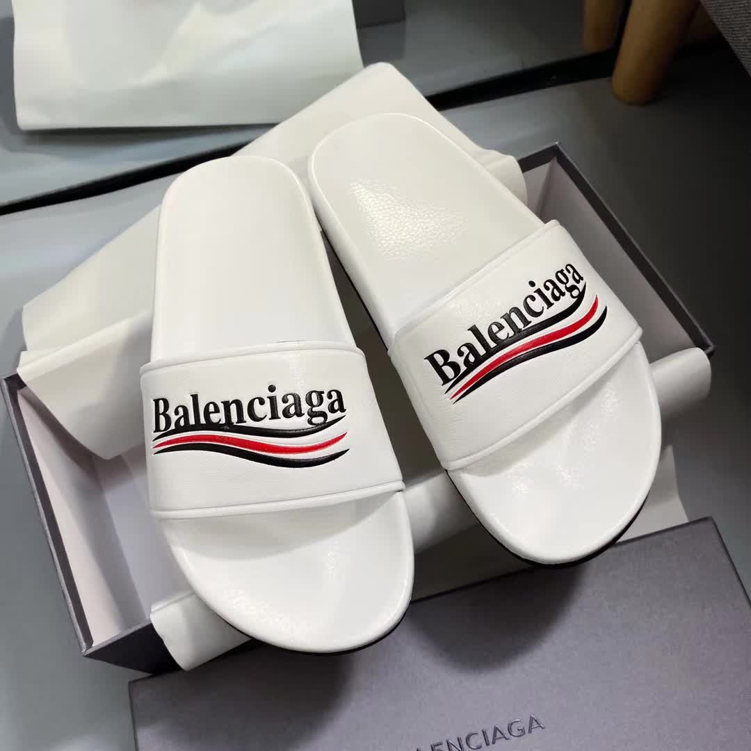 B*lenciaga Slippers
