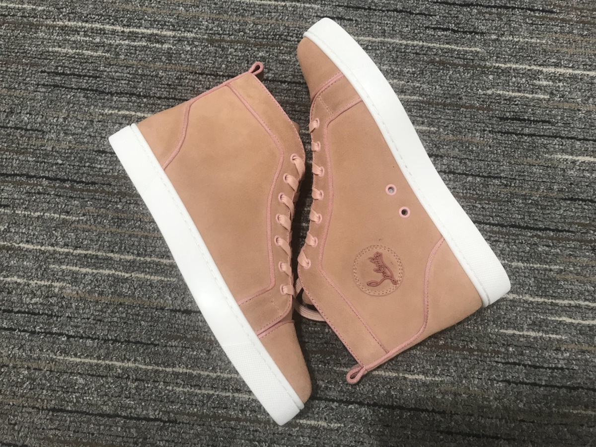 C*ristian L*uboutin Suede Leather Sneaker