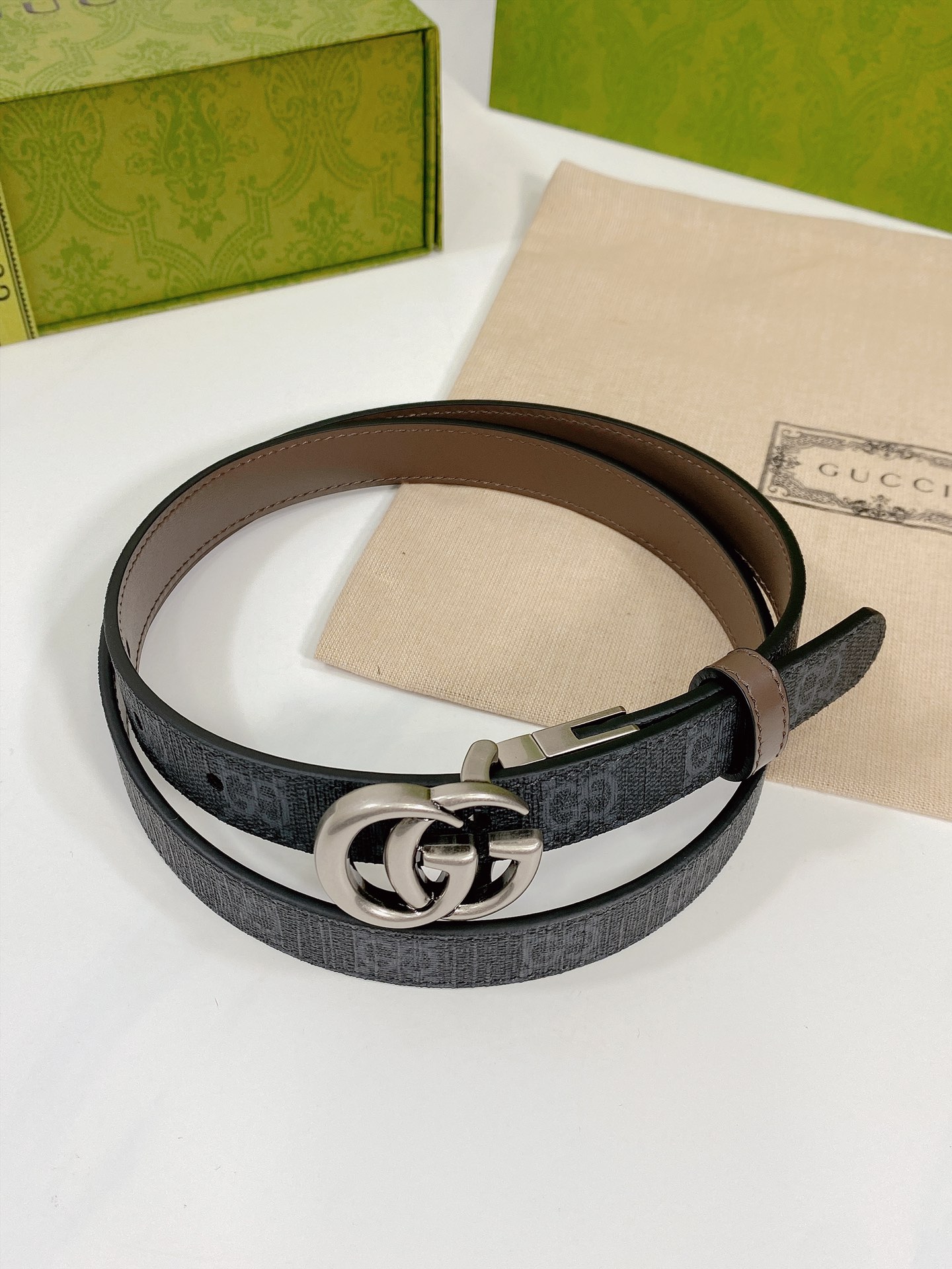 G*ucci Belts Top Version 2.0cm