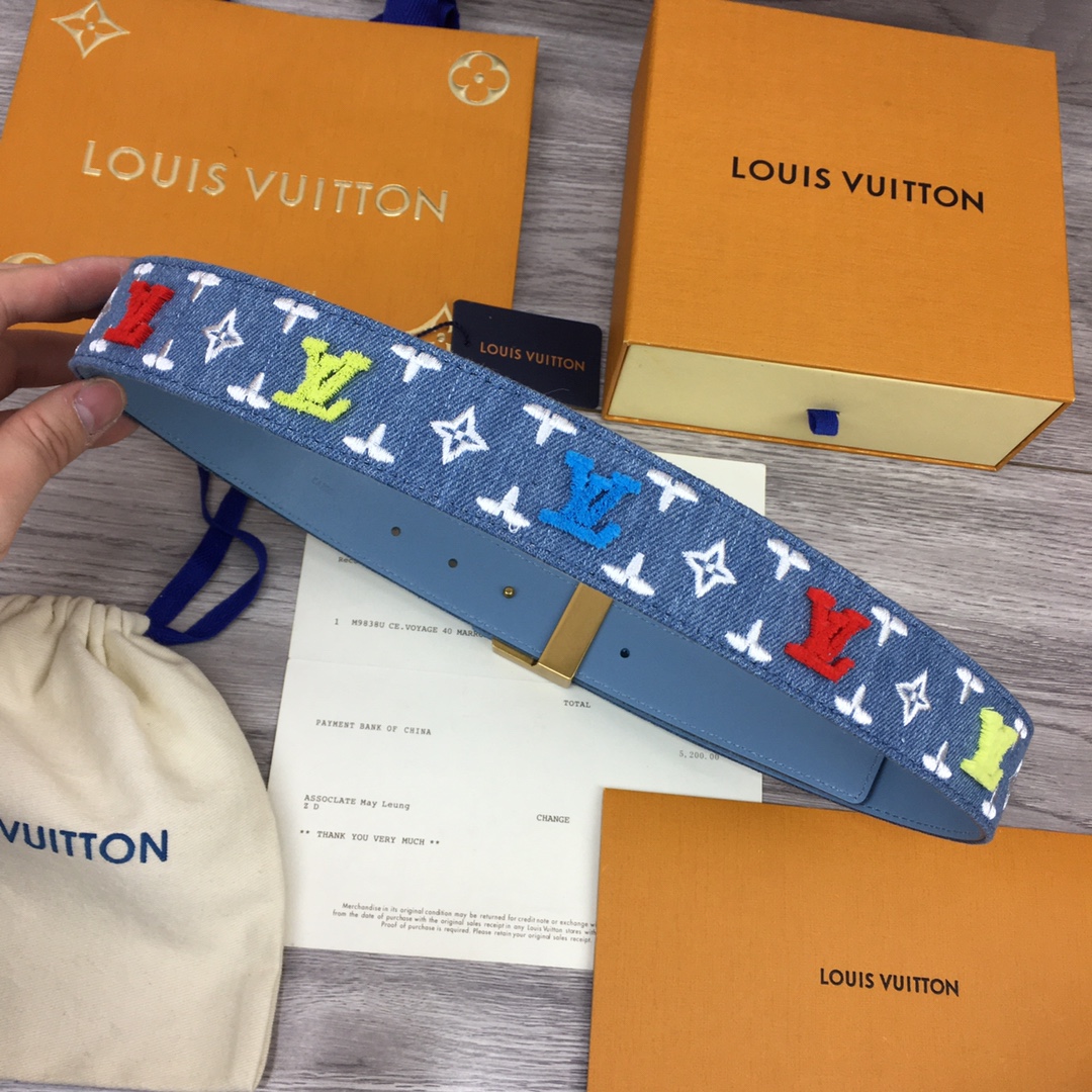 L*ouis V*uitton Belts Top Quality 35MM