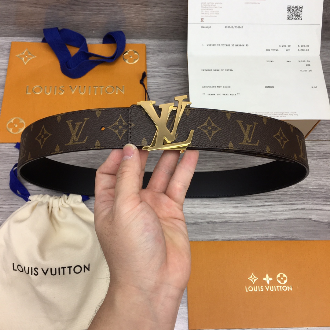 L*ouis V*uitton Belts Top Quality 40MM
