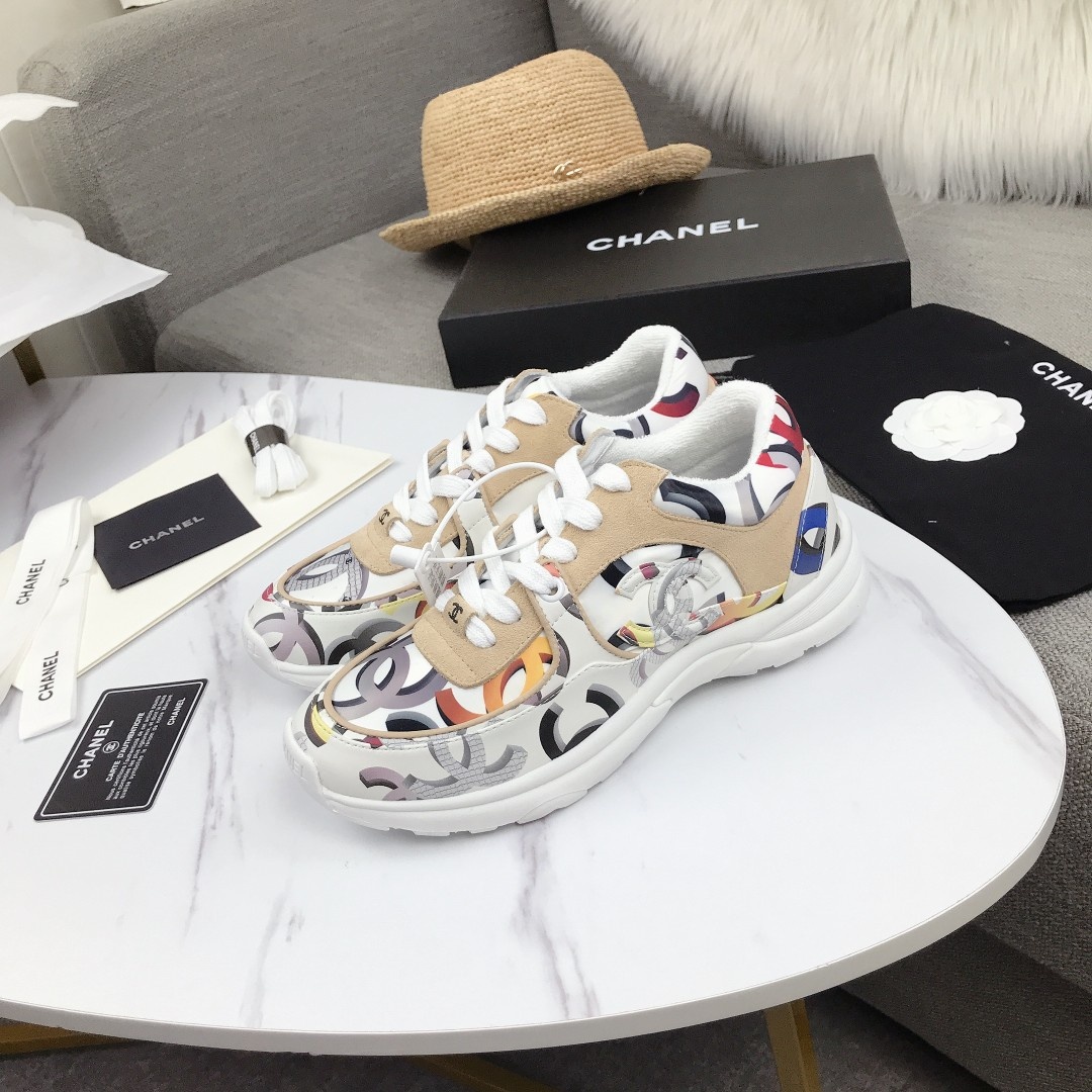 Men Women C*hanel Top Sneaker