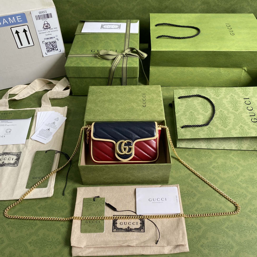 G*ucci Top Bag 16.5*10.2*5.1cm