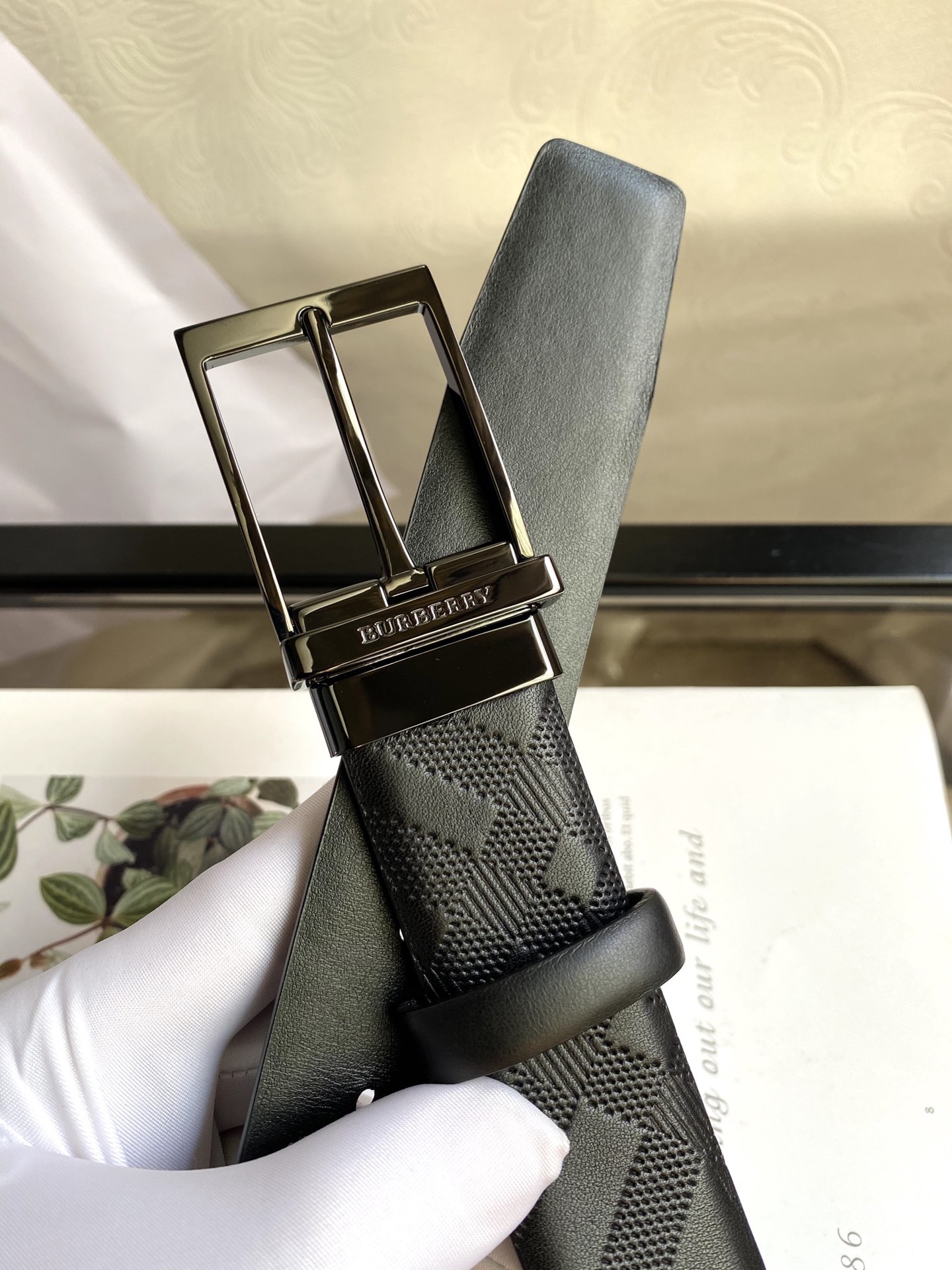 B*urberrry Belts Top Version 35MM