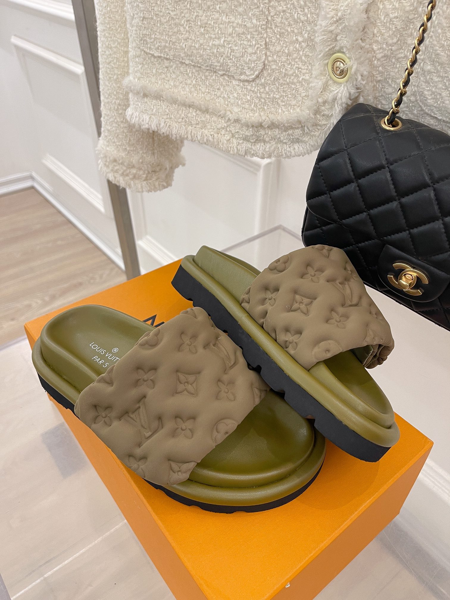 Men Women L*ouis V*uitton Top Sandals