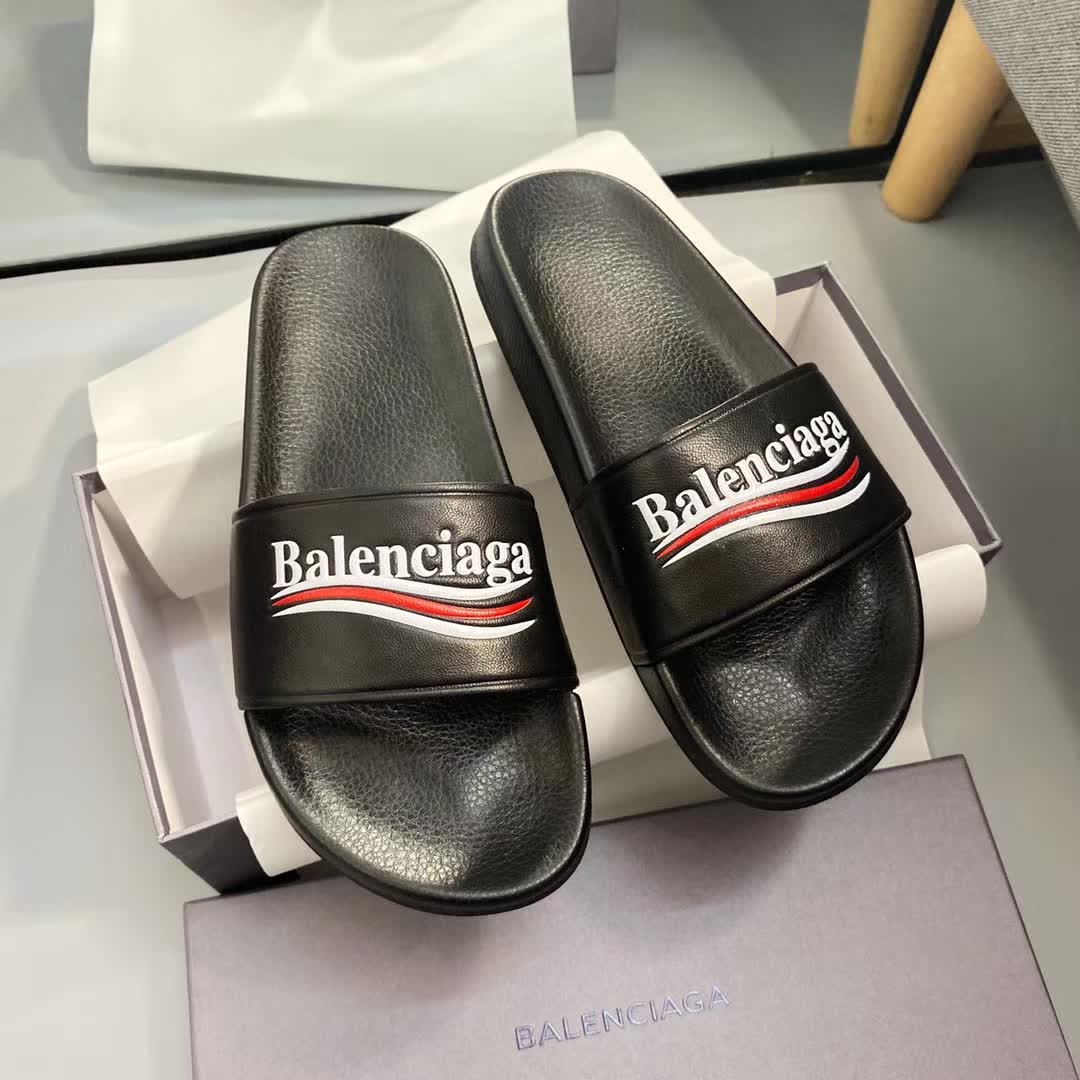 B*lenciaga Slippers