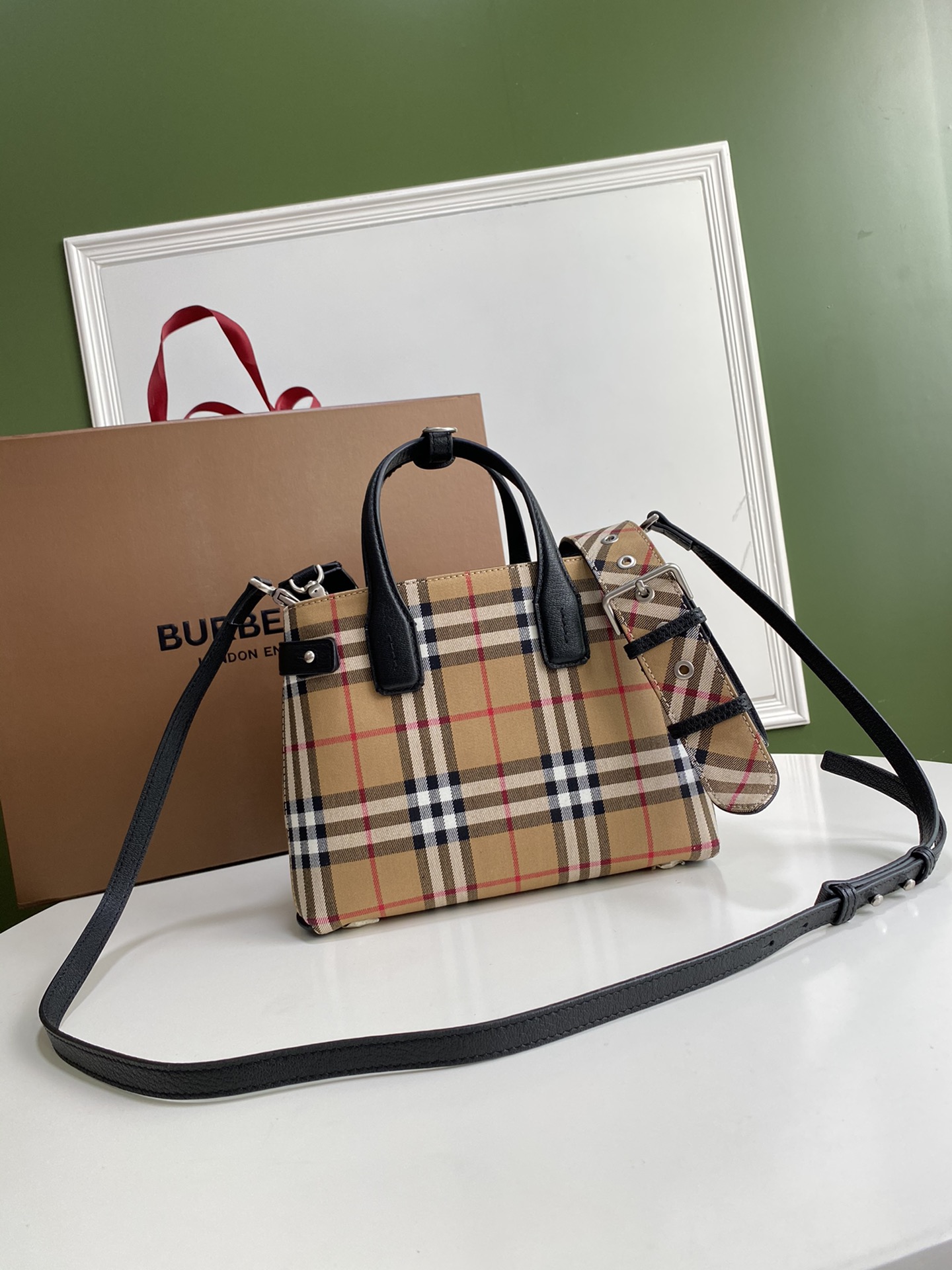 B*urberry Bag Top Quality 25*12*19cm