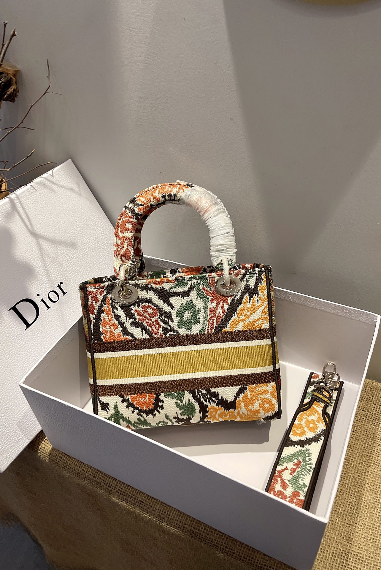 D*ior Top Bag 24*20*11cm