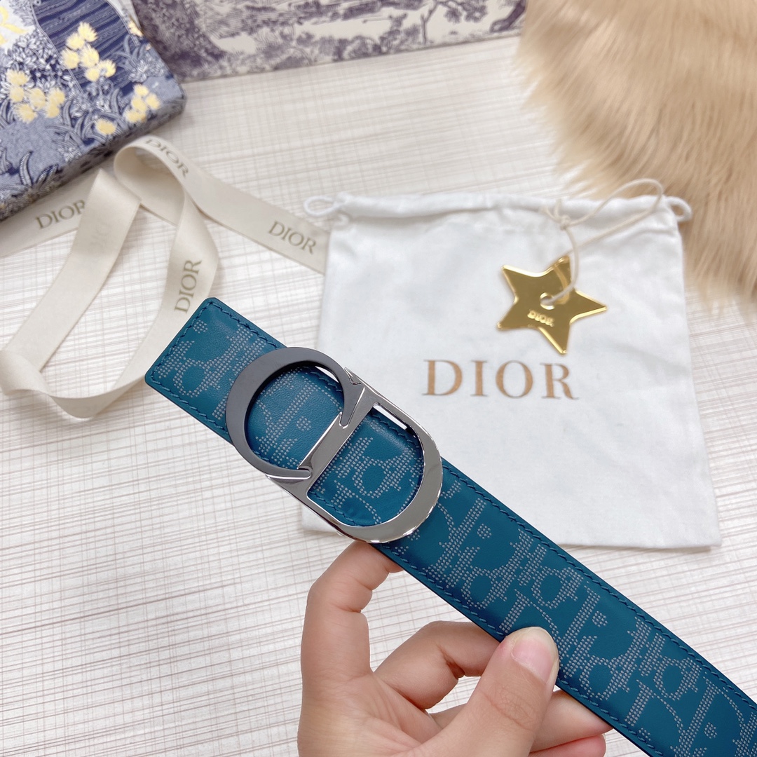 D*ior Belts Top Quality 34MM