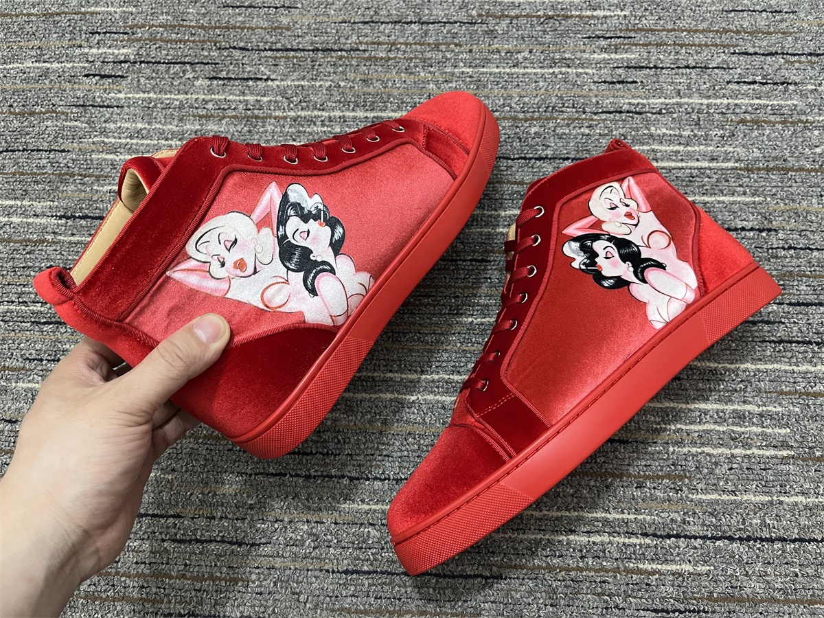 Men Women C*hristian L*ouboutin Top Sneaker