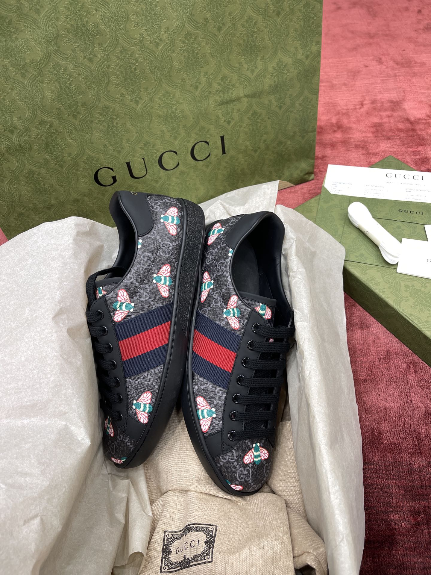 Men G*ucci Top Sneaker