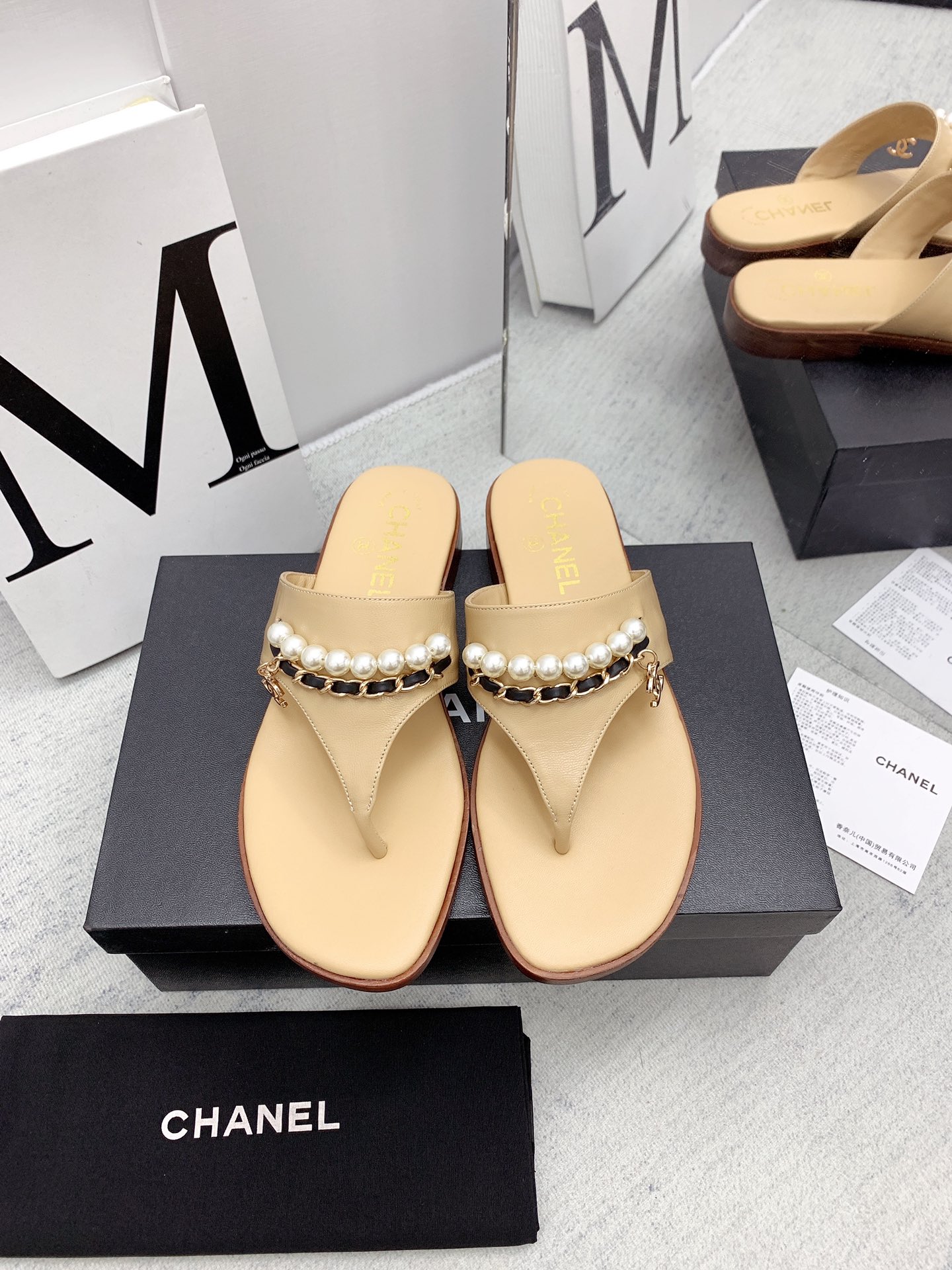 Women C*hanel Top Sandals