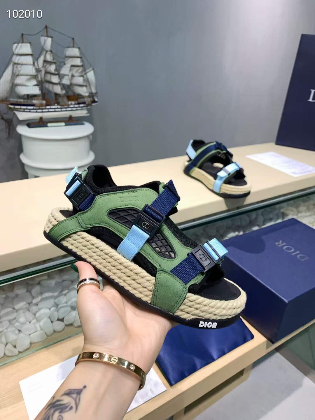 Men Women D*ior Top Sandals