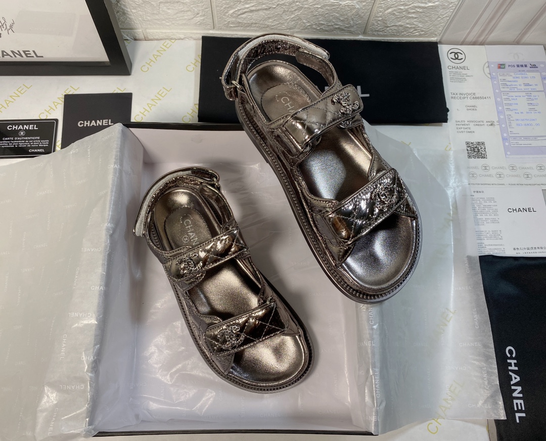 Women C*hanel Top Sandals