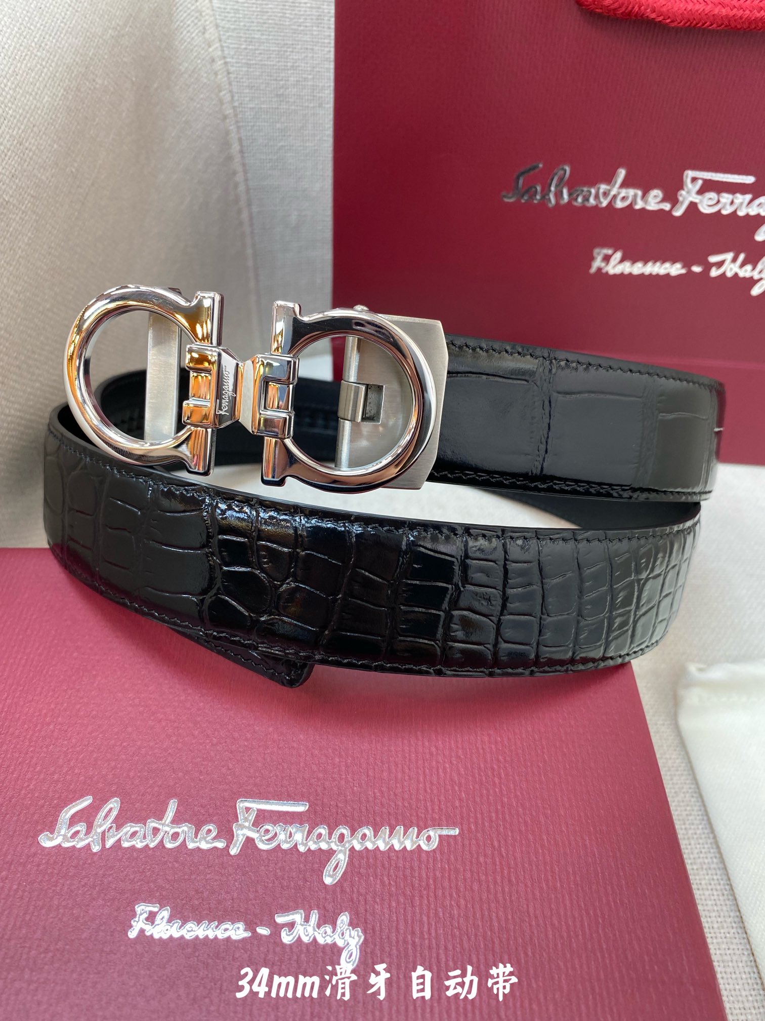 F*erragamo Belts Top Quality 3.5 CM
