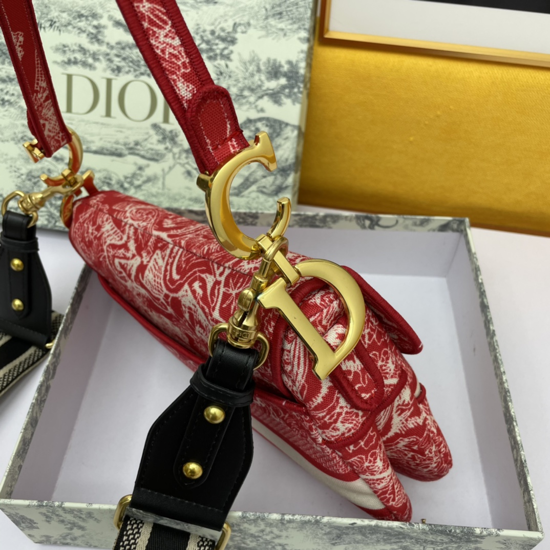 D*ior Top Bag 24*6*18cm