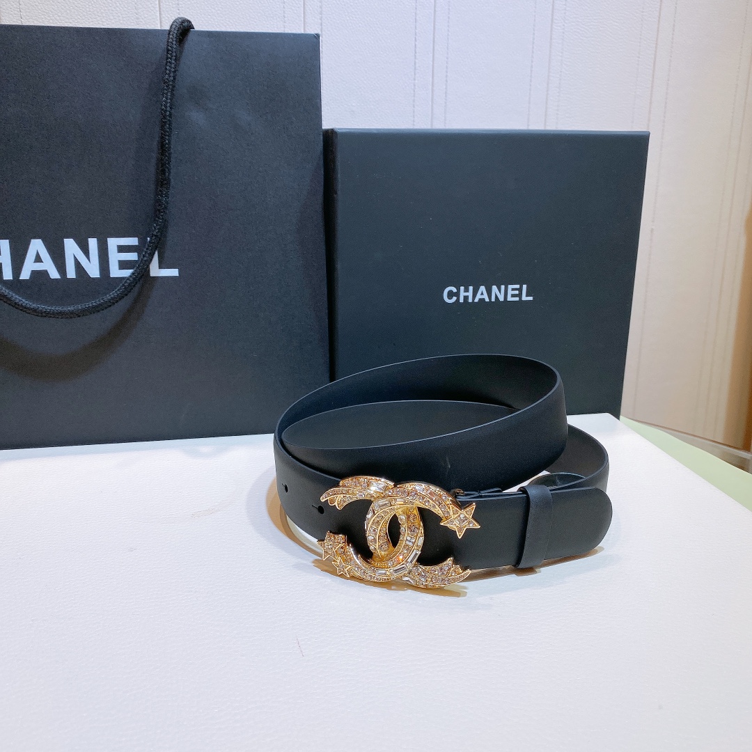 C*hanel Belts Top Quality 30MM
