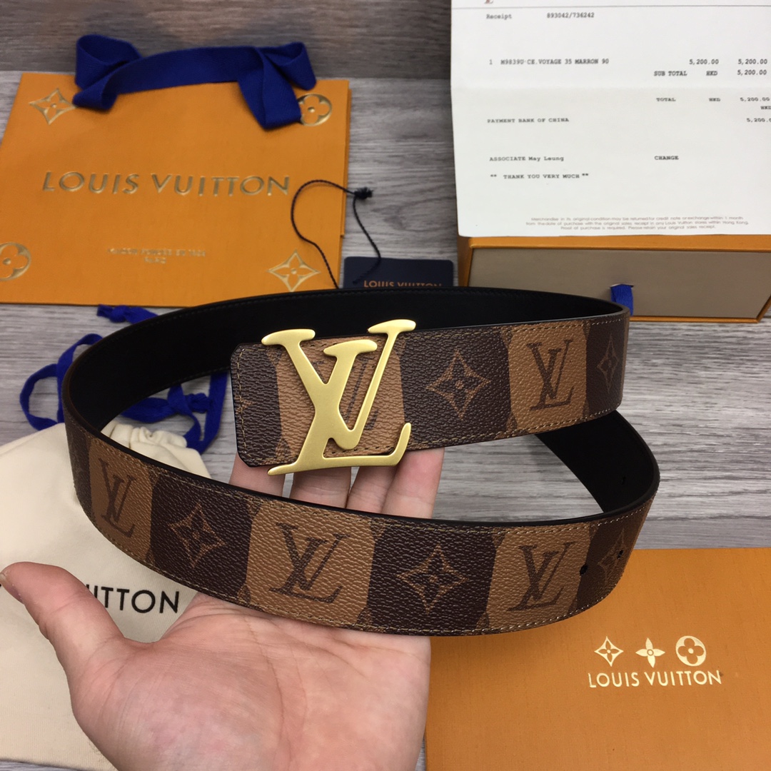 L*ouis V*uitton Belts Top Quality 40MM