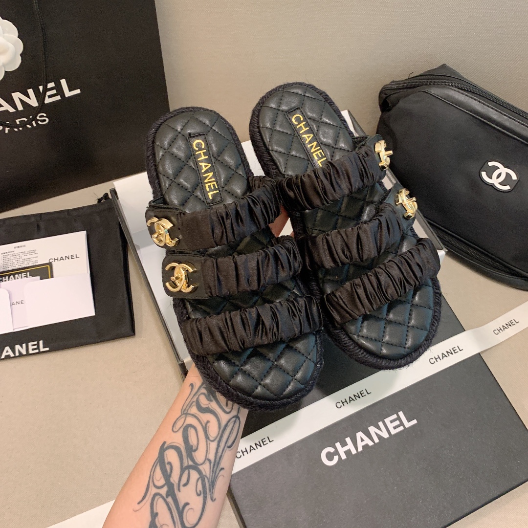 Women C*hanel Top Sandals