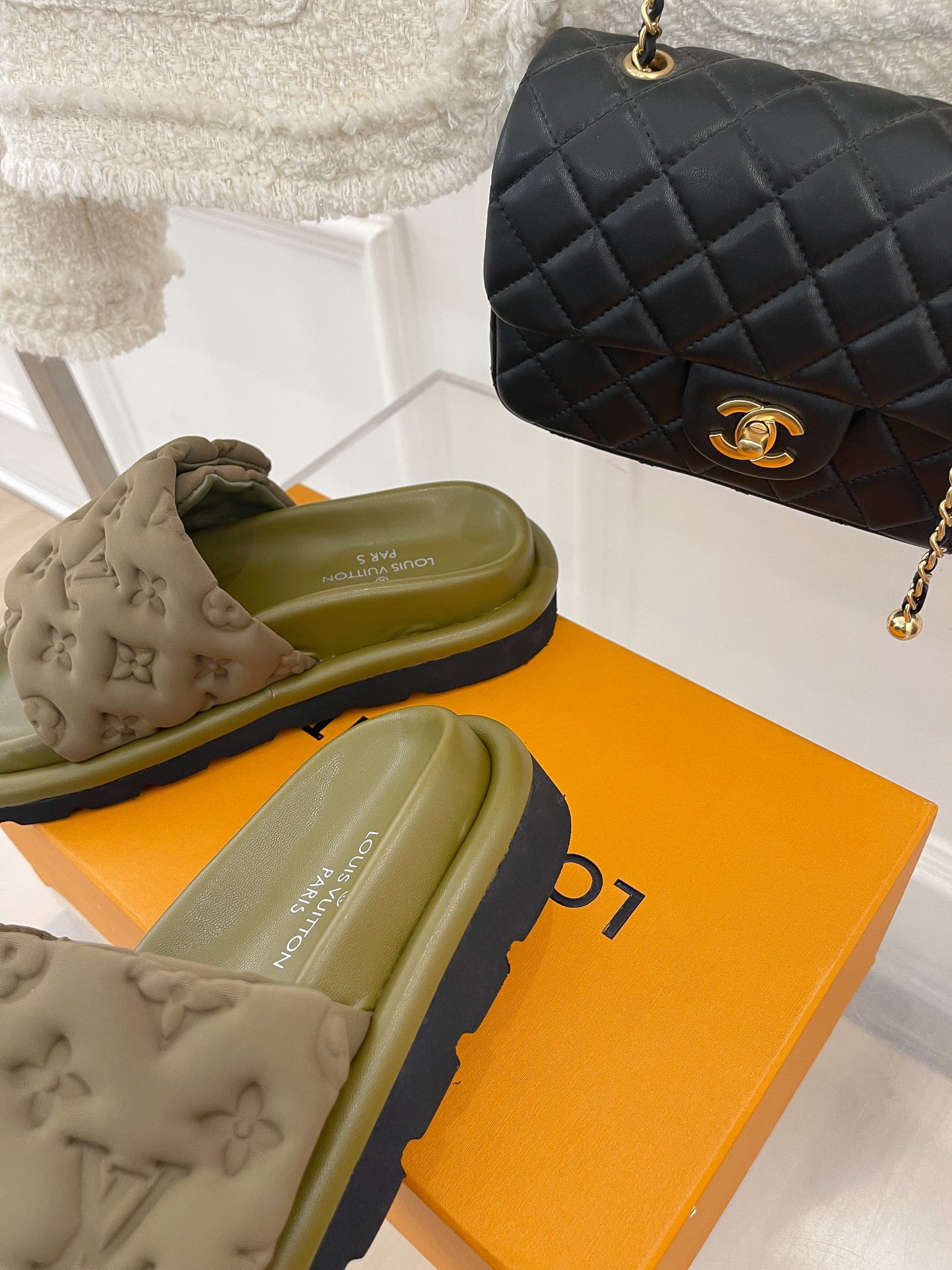 Men Women L*ouis V*uitton Top Sandals