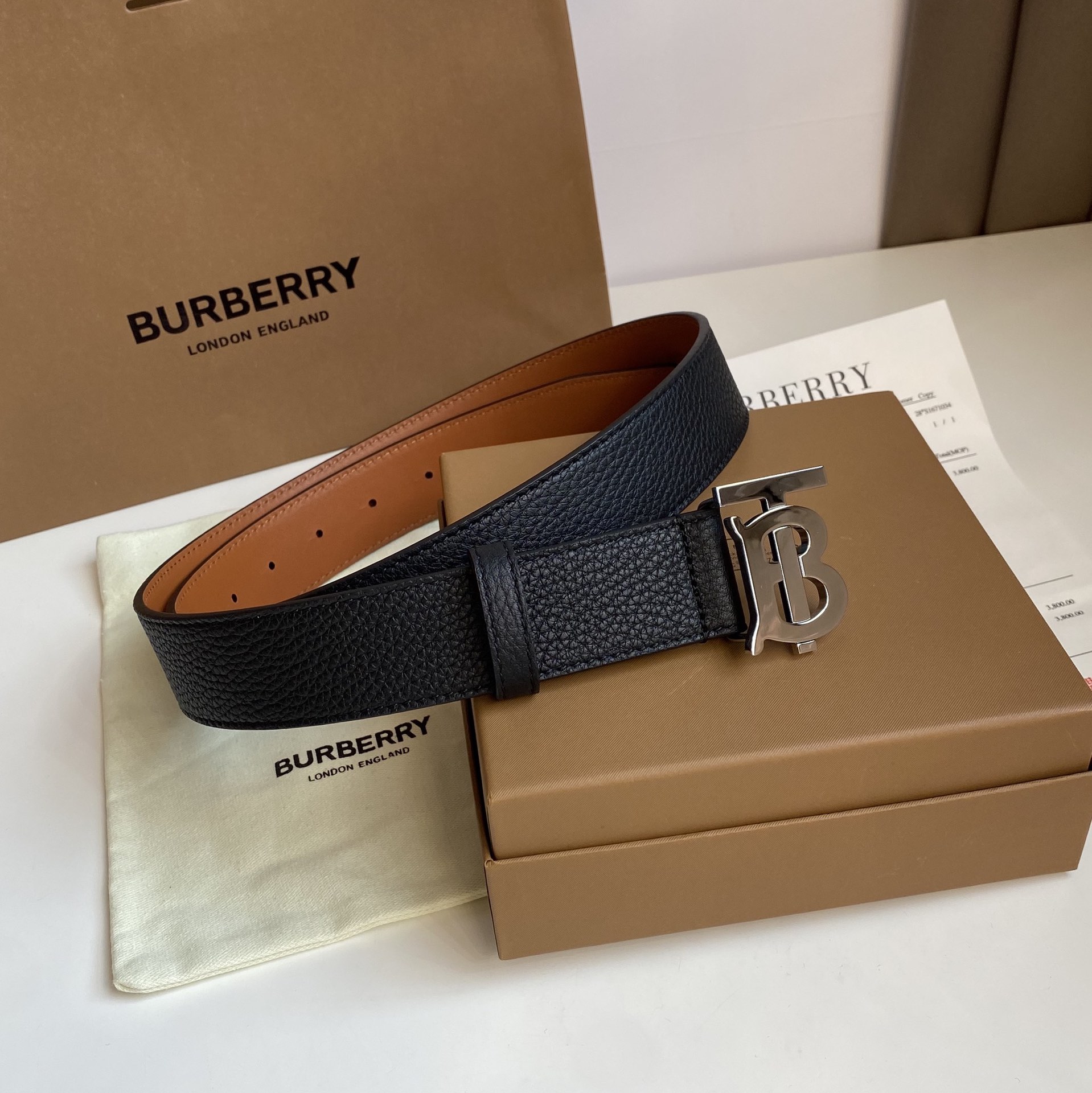 B*urberrry Belts Top Quality 35MM