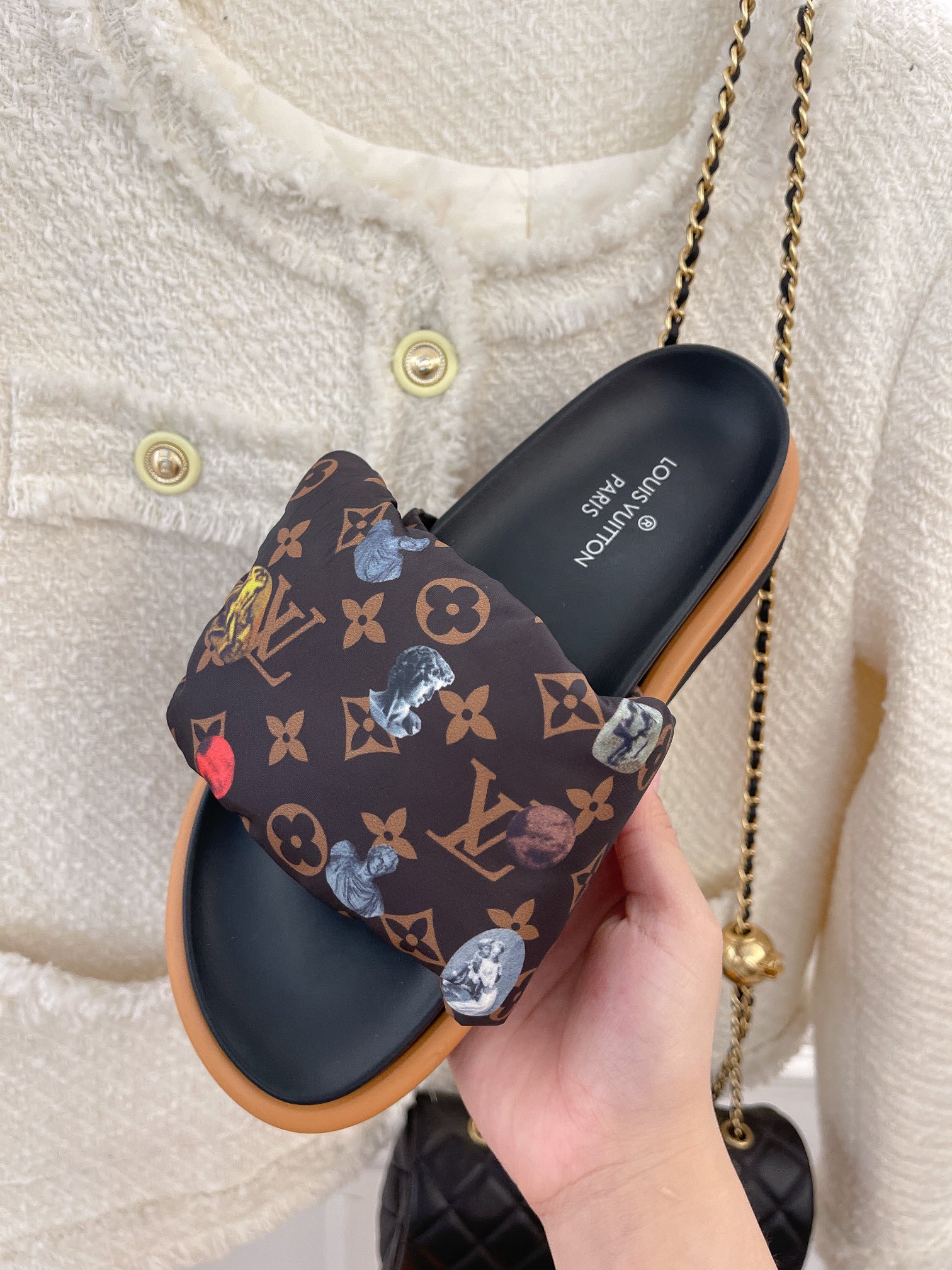 Men Women L*ouis V*uitton Top Sandals