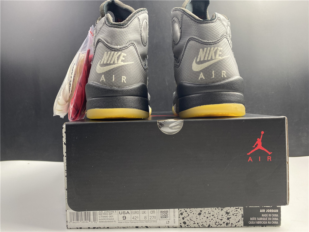 Air​ Jordan 5 x​off white ow 3M CT8480-001