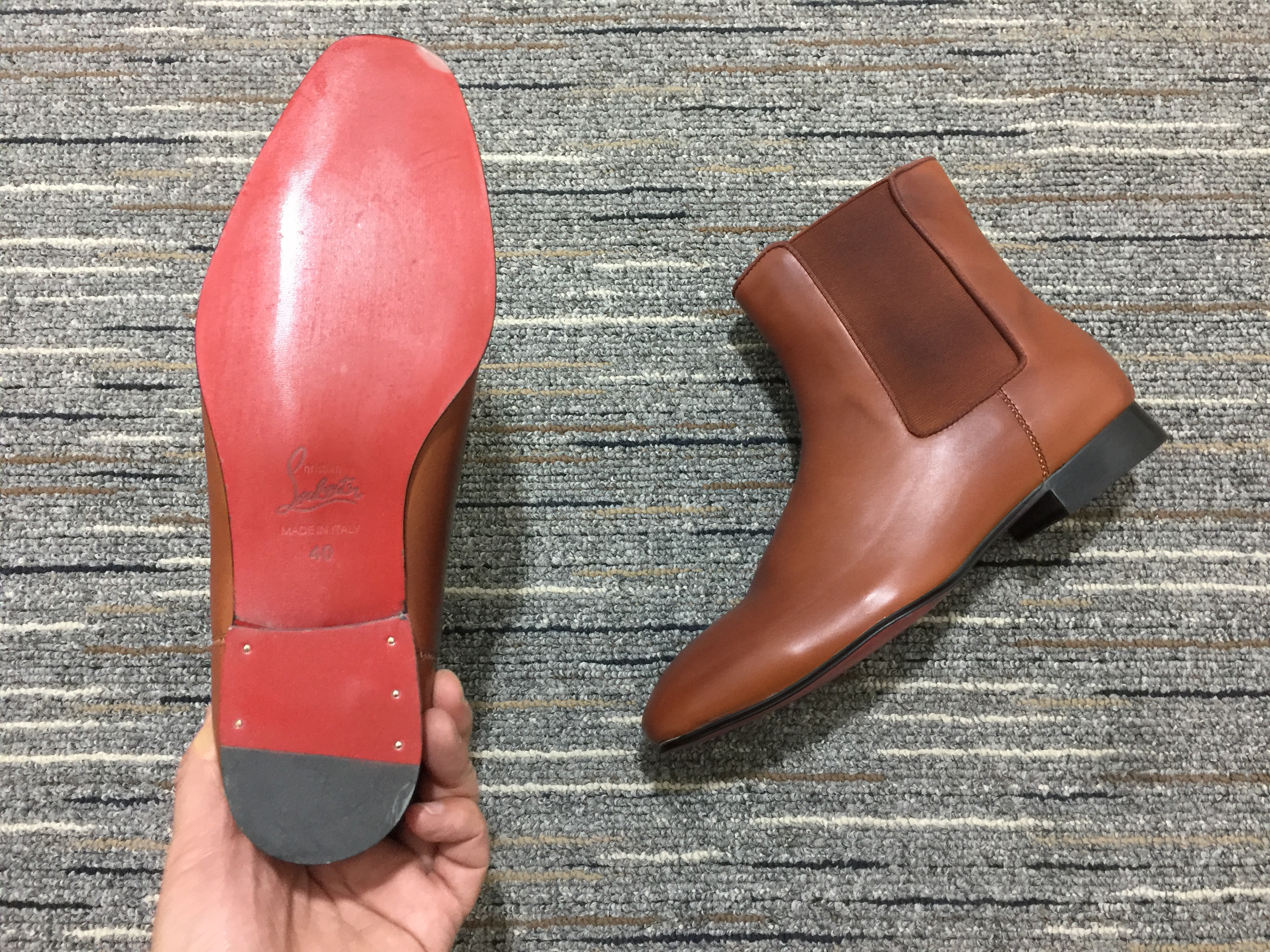 C*ristian L*uboutin Boots