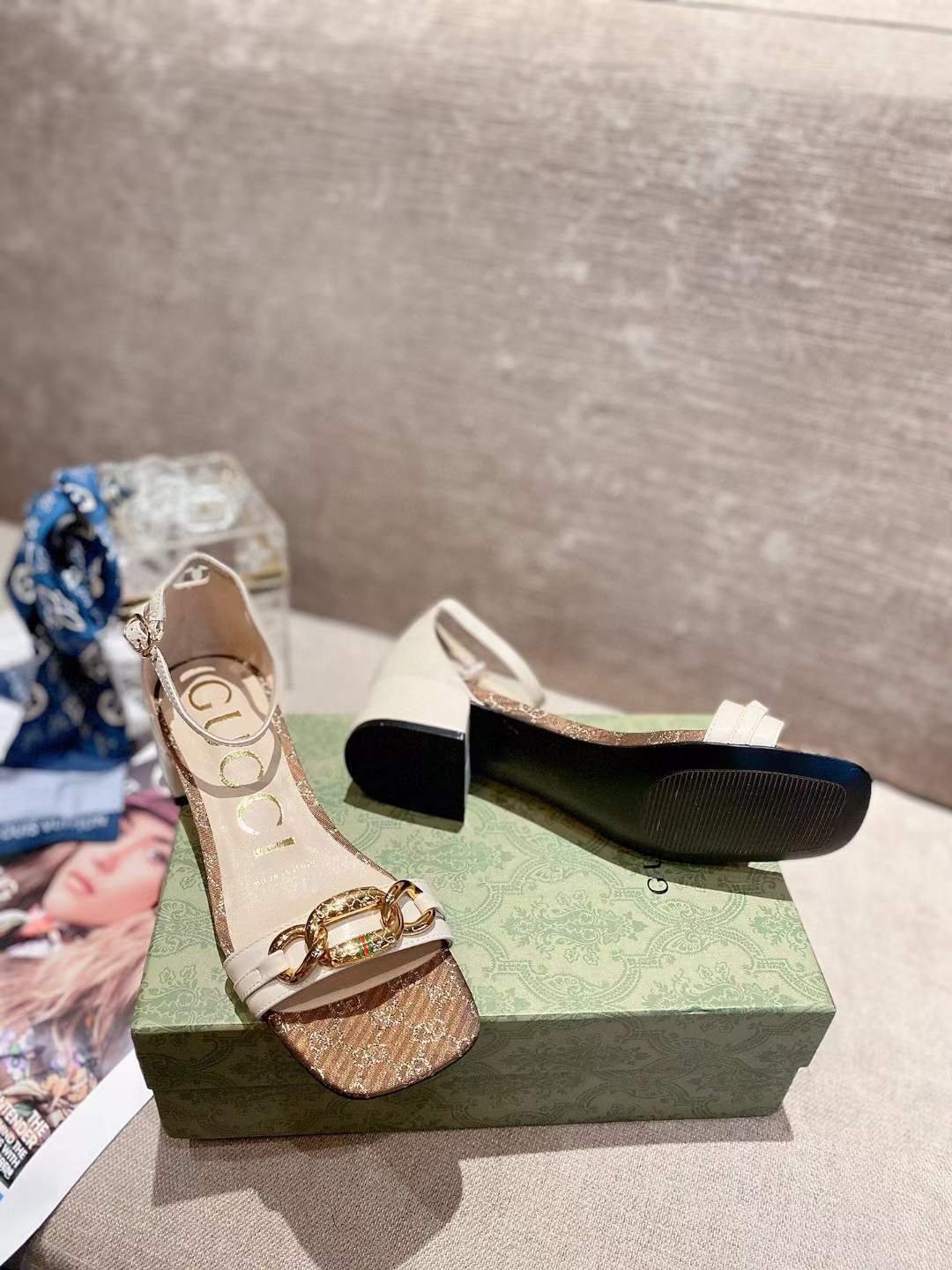 Women G*ucci Top Sandals