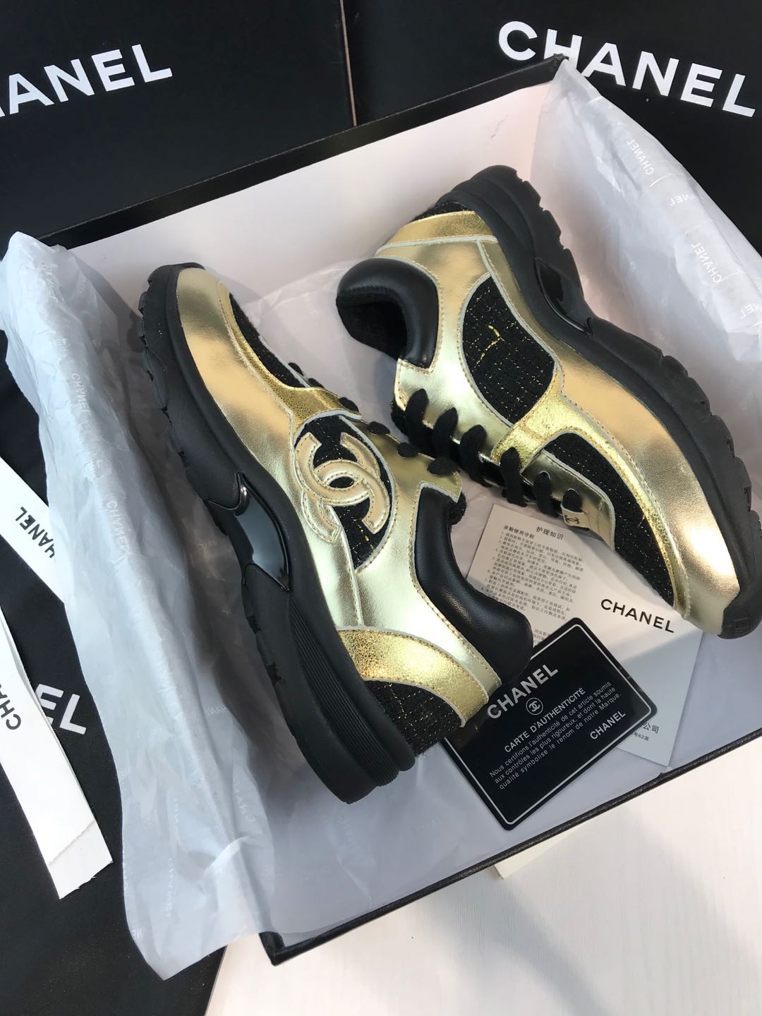 Men Women C*hanel Top Sneaker