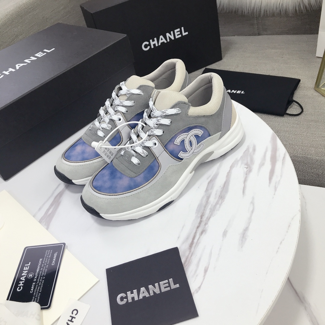 Men Women C*hanel Top Sneaker