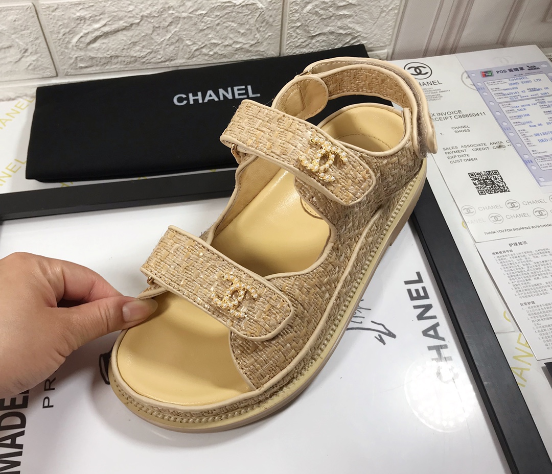 Women C*hanel Top Sandals