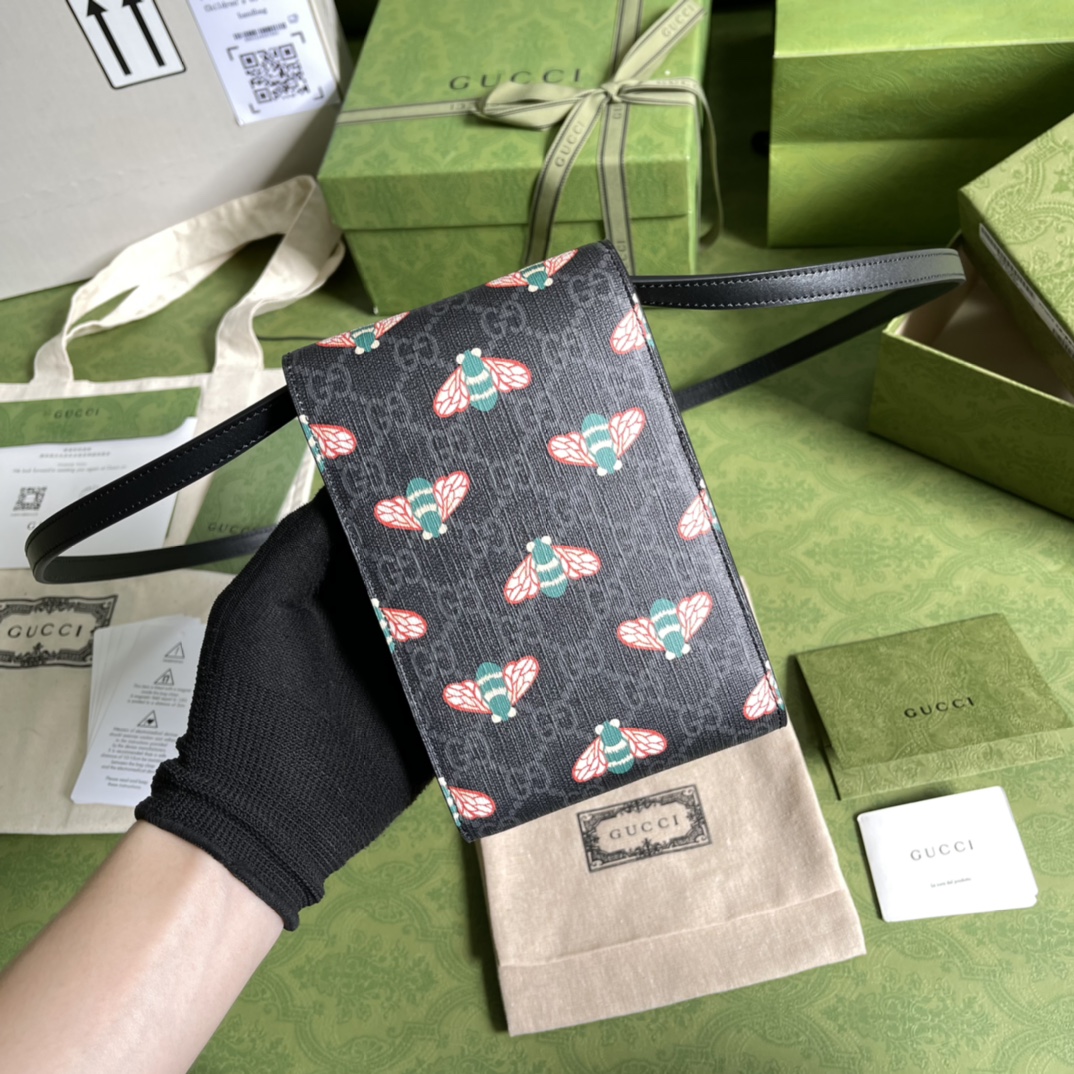 G*ucci Bag Top Quality 11.5*18*3.5cm