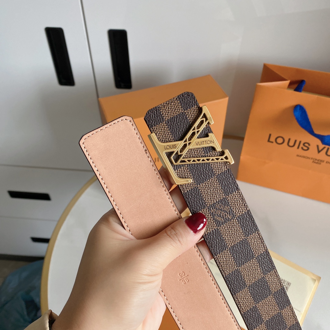 L*ouis V*uitton Belts Top Quality 40MM