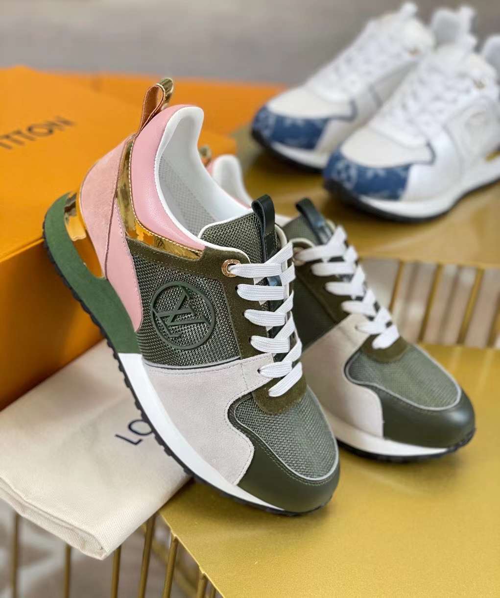 Women L*ouis V*uitton Run Away Top Sneaker