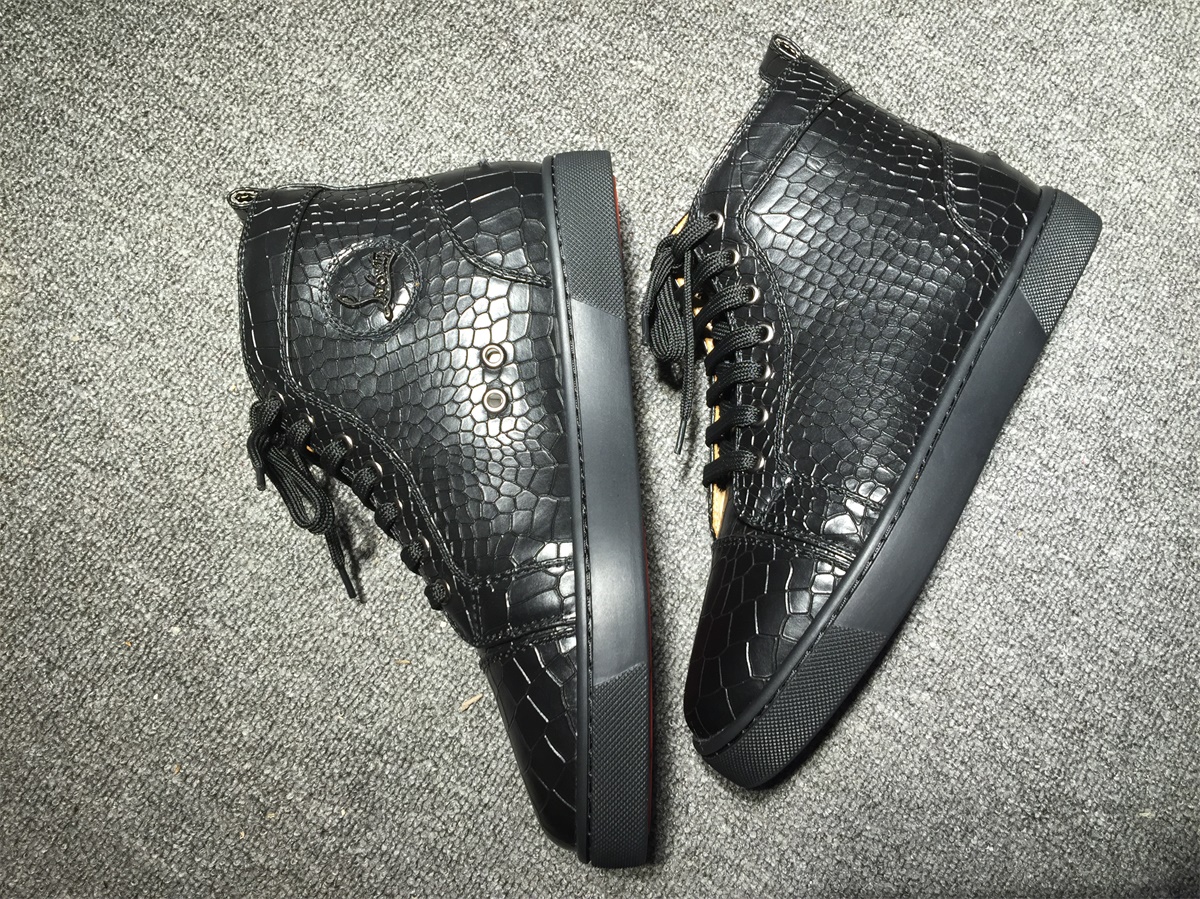 C*ristian L*uboutin Python Sneaker