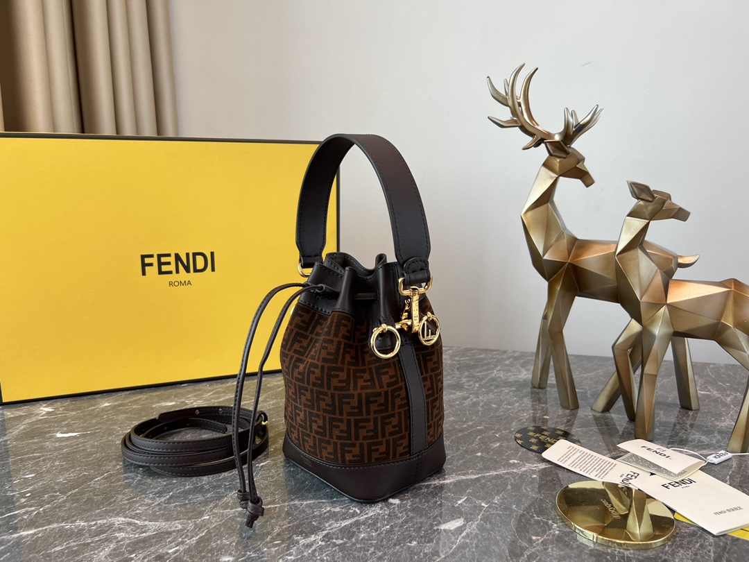 F*endi Bag Top Quality 12*10*18CM