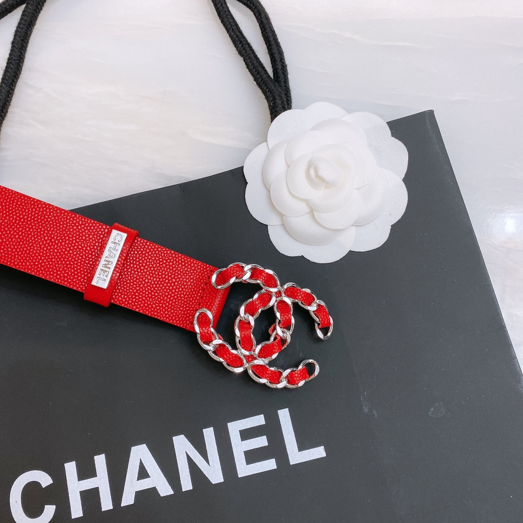 C*hanel Belts Top Quality 30MM