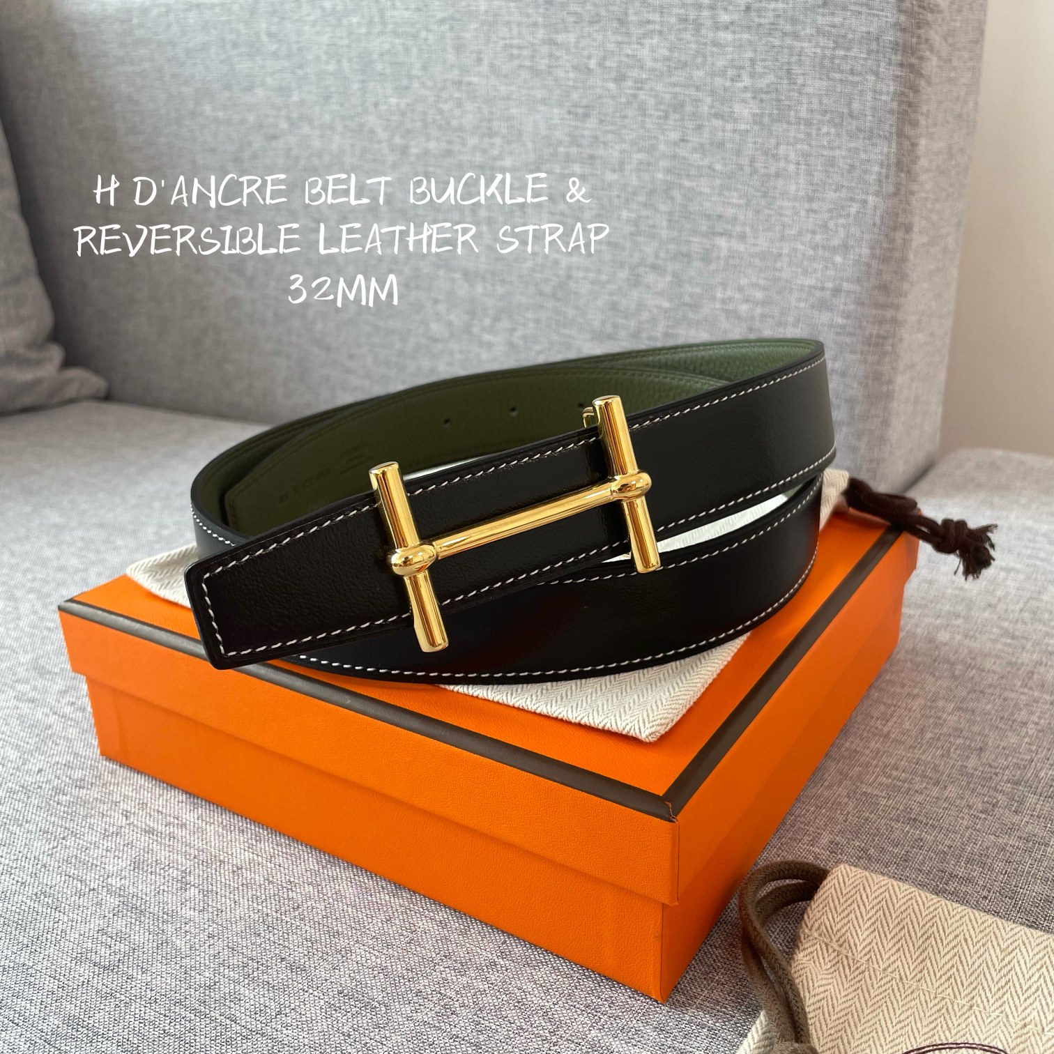 H*ermes Belts Top Quality 3.2CM