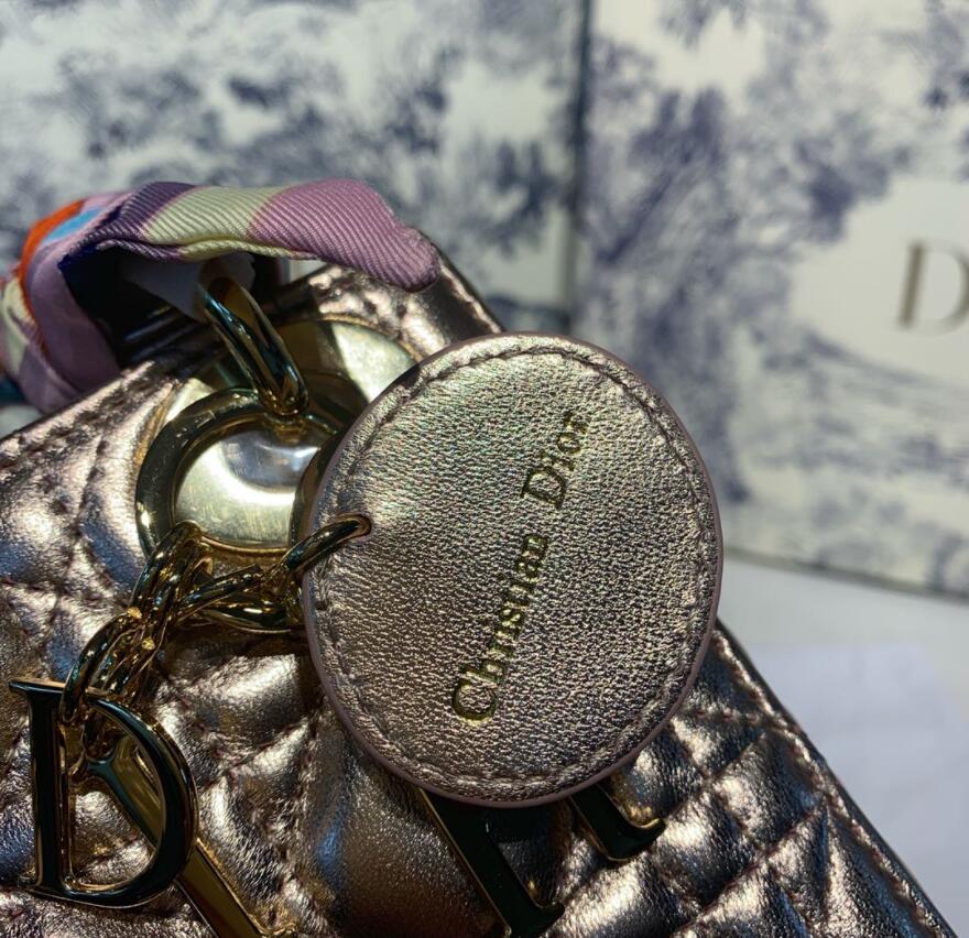 D*ior Top Bag 17*8*14cm