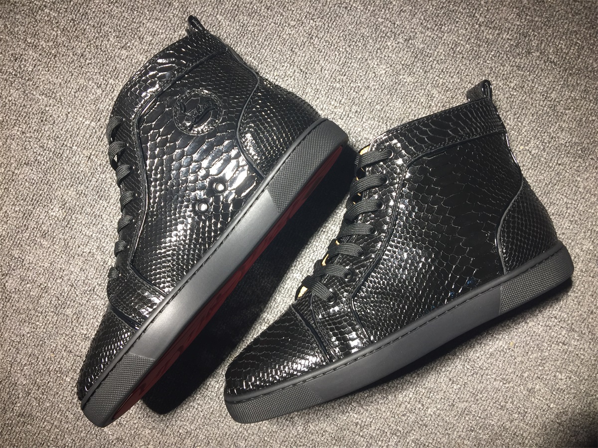 C*ristian L*uboutin Python Sneaker