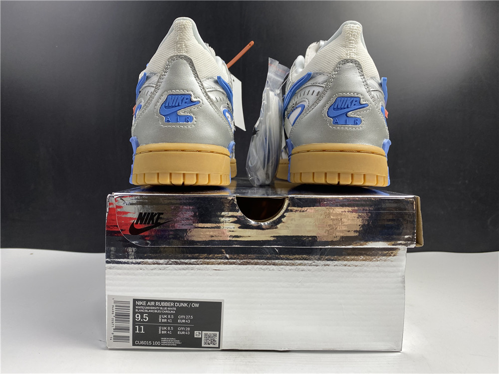 from OFF-WHITE x Nike Air Rubber Dunk “Green Strike” CU6015100