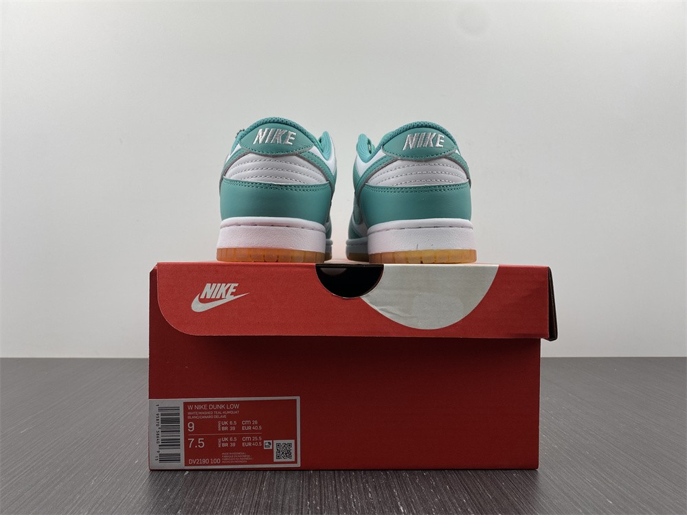 from Nike Dunk Low “Turquoise and Orange” DV2190-100