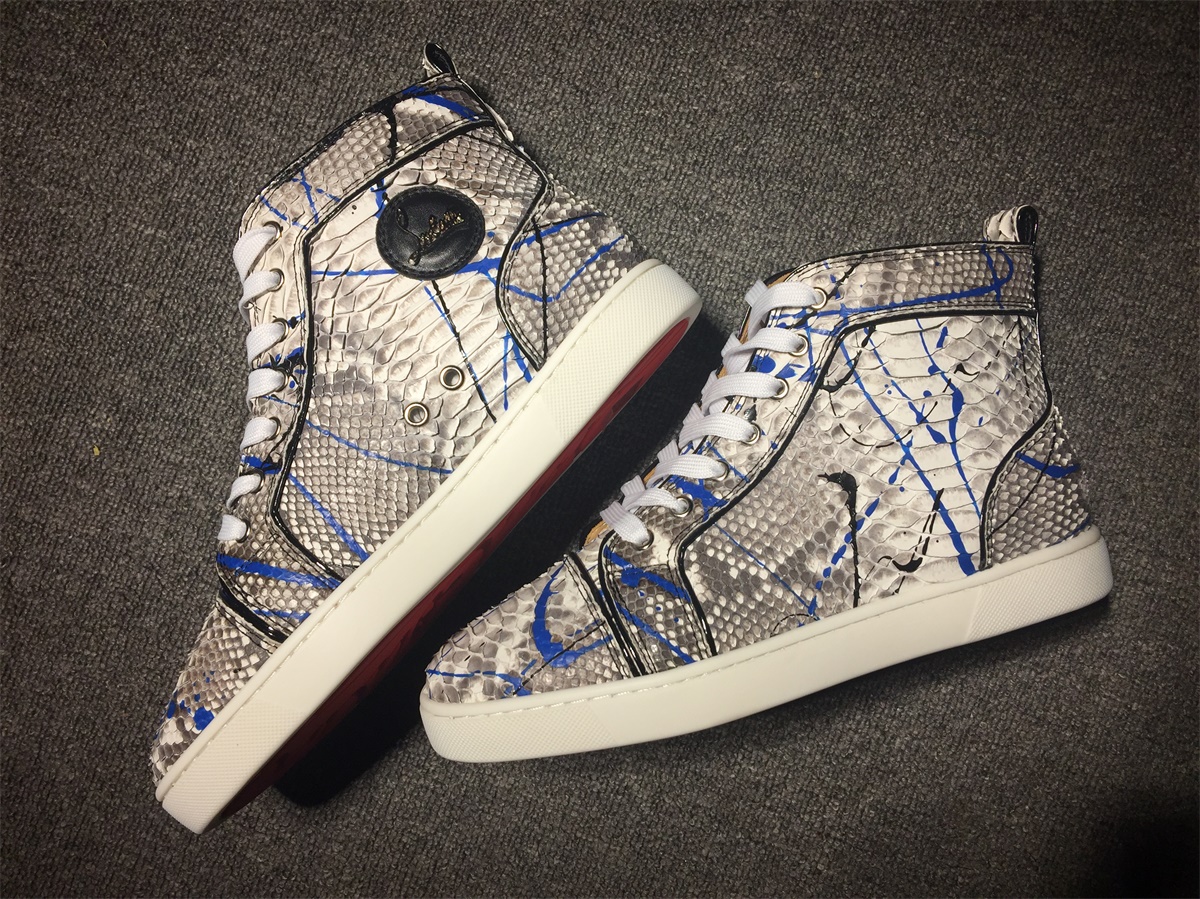 C*ristian L*uboutin Python Sneaker