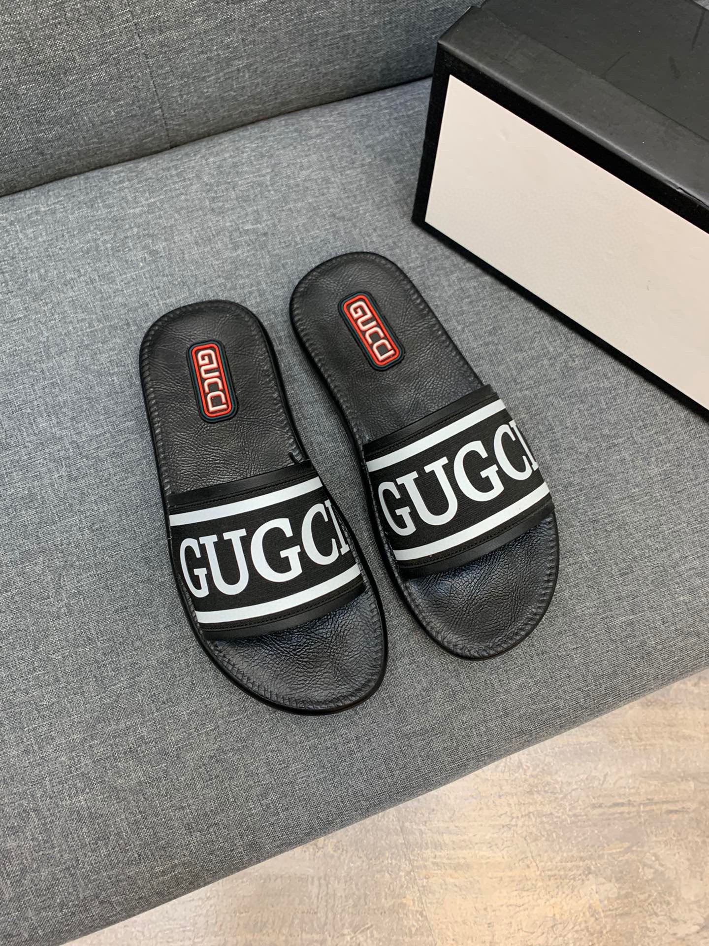 Men G*cci Sandals Top Version