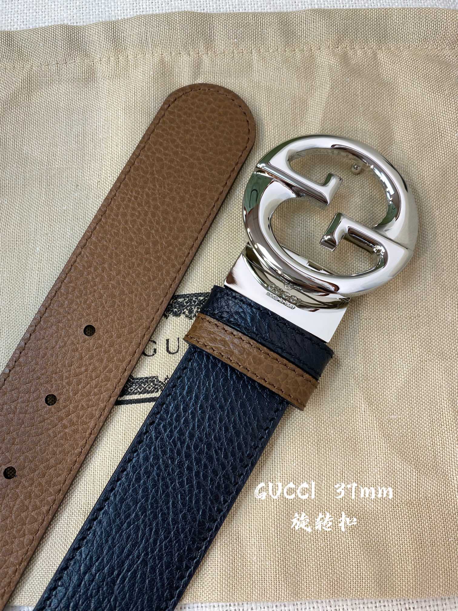G*ucci Belts Top Quality 37MM