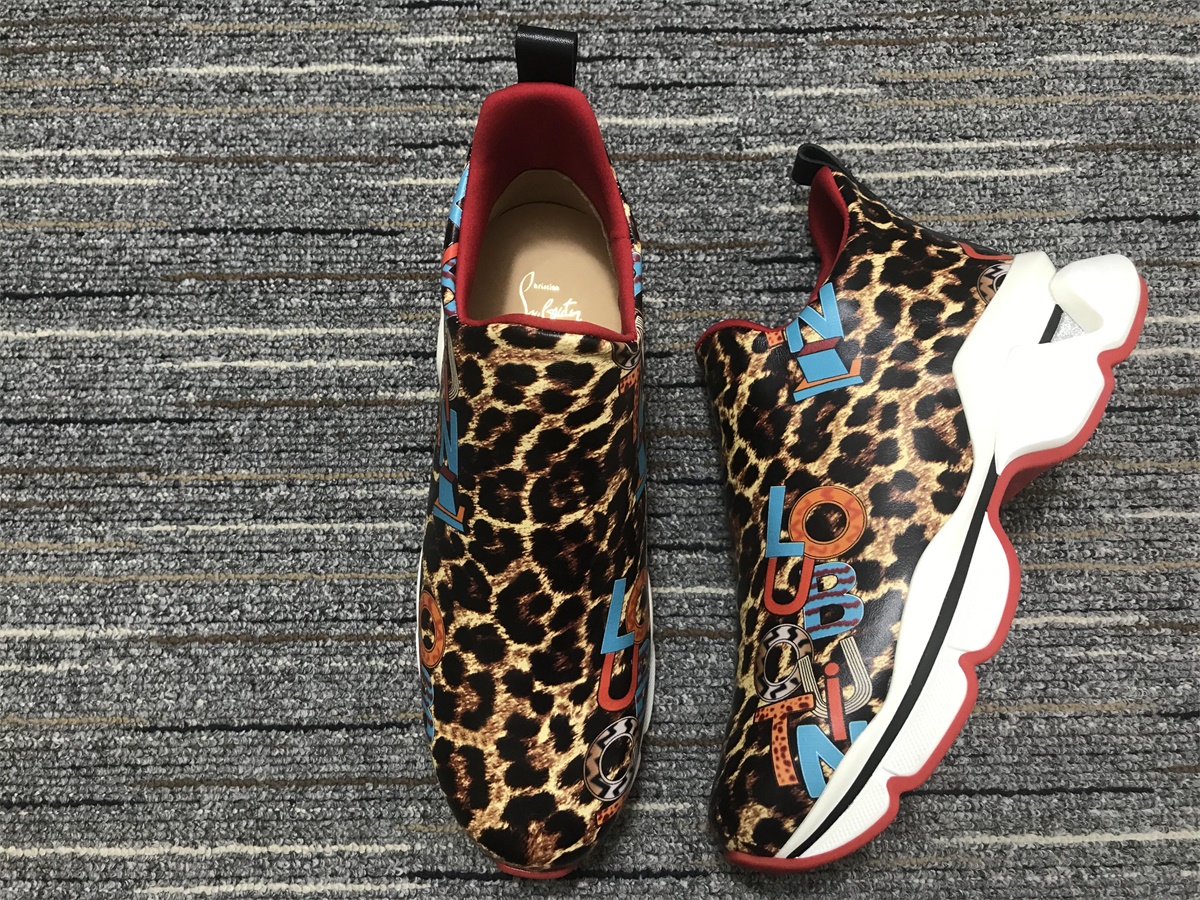 C*ristian L*uboutin Red Runner Sneaker