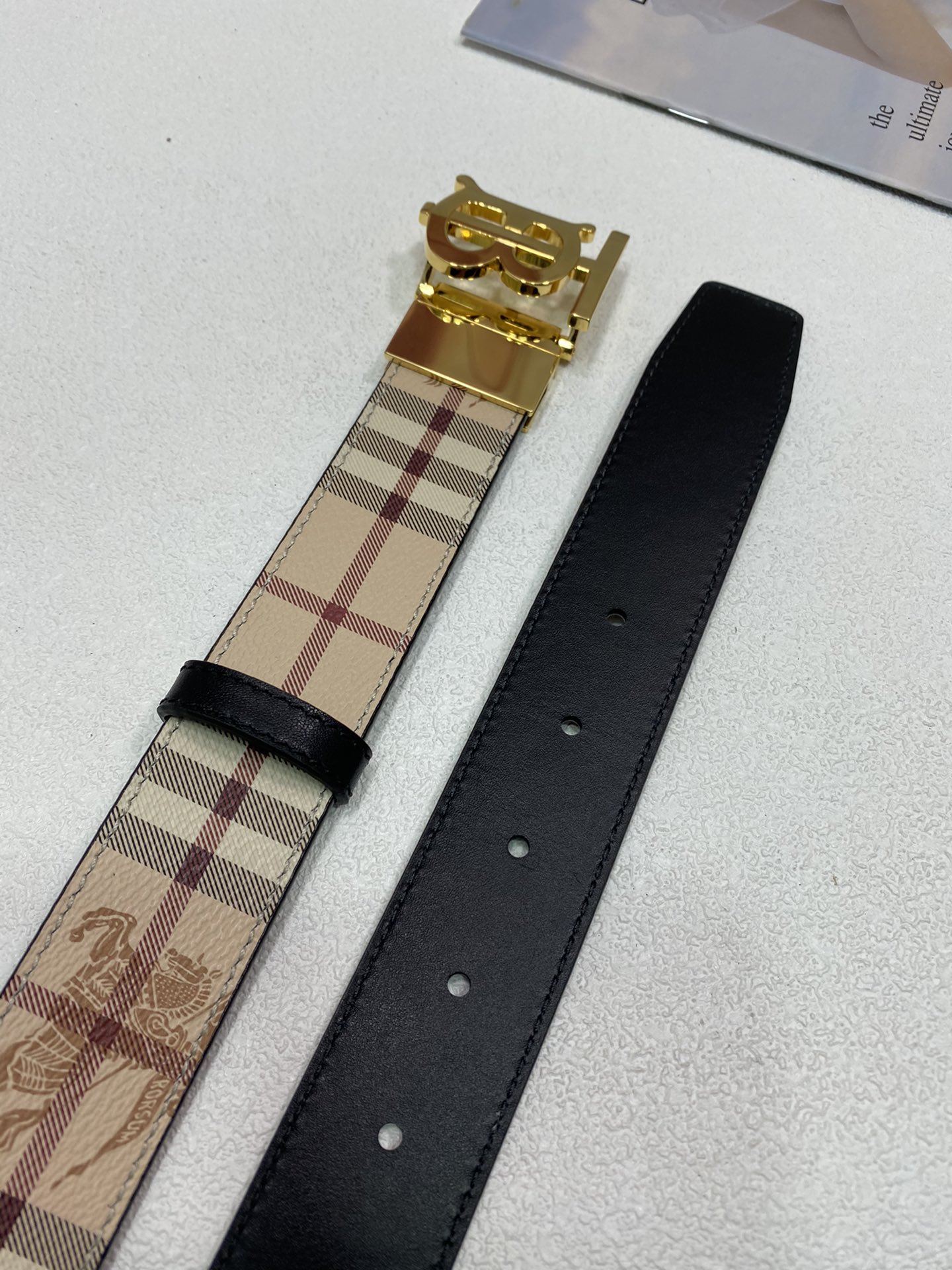 B*urberrry Belts Top Version 35MM