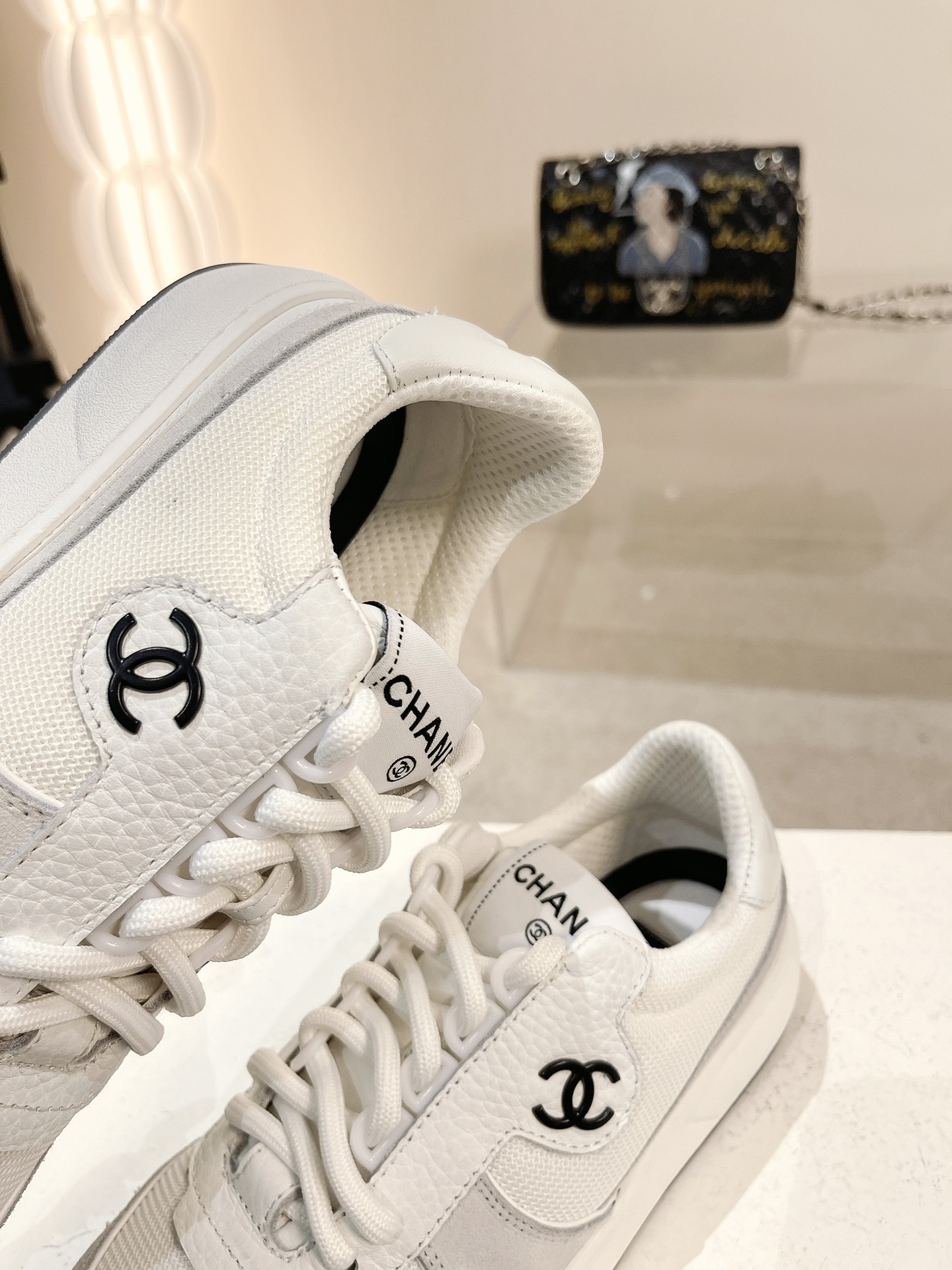 Women C*hanel Top Sneaker