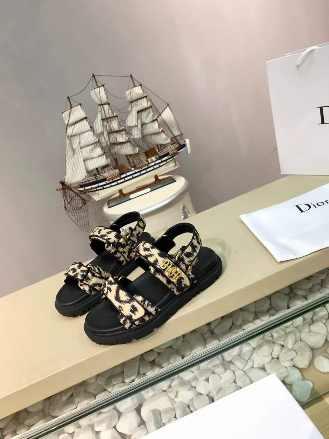 Women D*ior Top Sandals